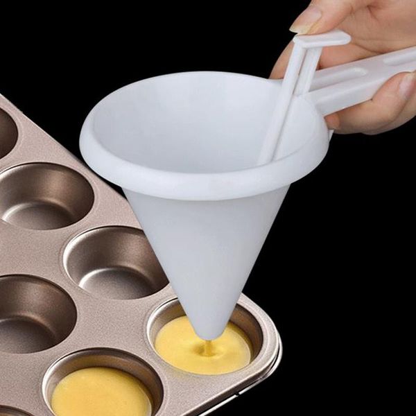 

baking & pastry tools diy portable adjustable chocolate cake cream funnel batter dispenser kitchen decoration tool portion