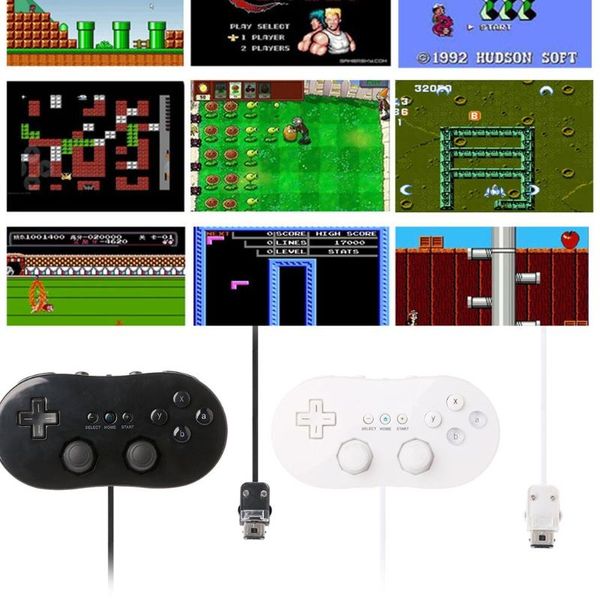 

game controllers & joysticks classic first gen wired controller gaming remote pro gamepad for wii d0ua