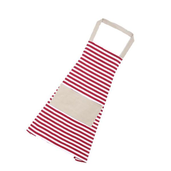 

thicken stripe apron working kitchen cooking el fashion cotton (red) aprons