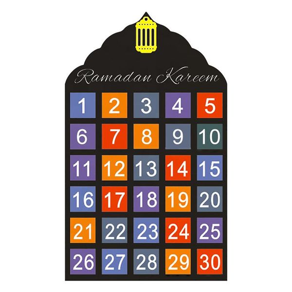 

mats & pads hanging felt 30 day living room eid mubarak muslim home decor ramadan calendar countdown for kids gifts party decorations