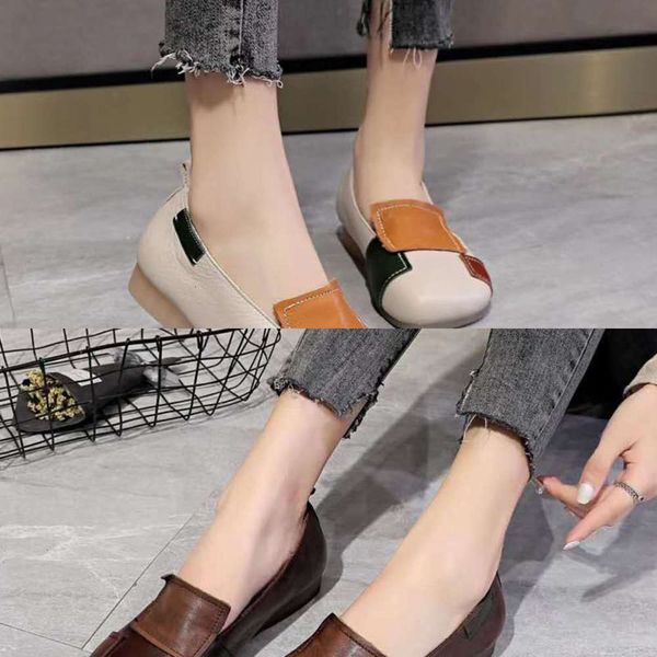

Casual shoes Women's shoes with a national style and color matching UFEC OE4R, Beige