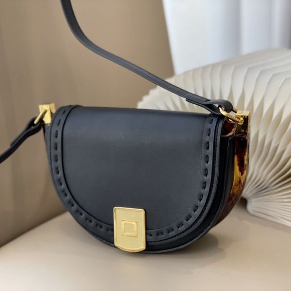 

fend luxurys designer bags fenjia moonlight saddle bag elegant french commuter messenger atmospheric stable temperament ysj