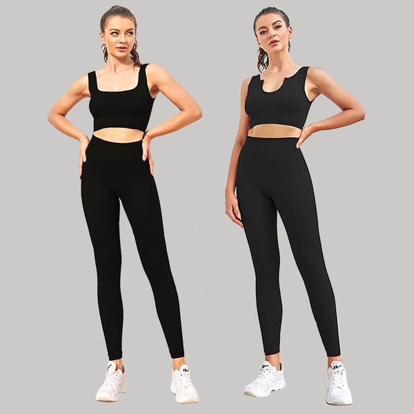 

yoga outfit seamless sets women gym clothes fitness clothing sport set sportswear leggings high waist and hips workout