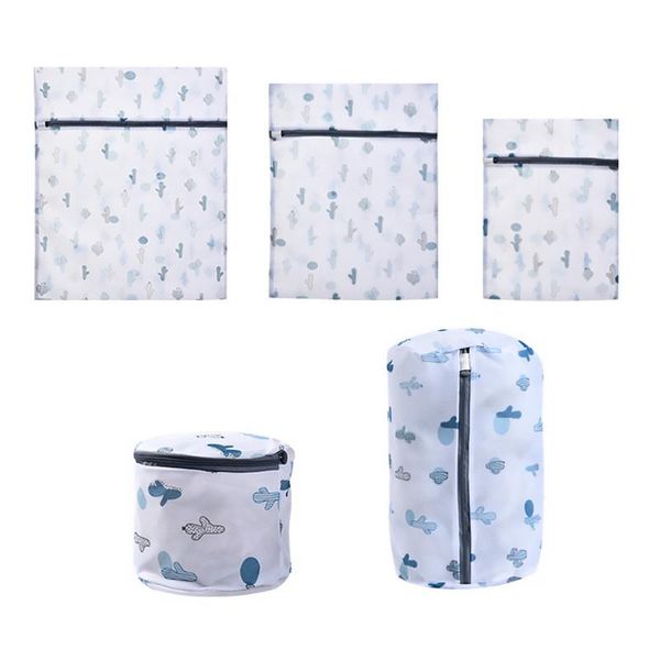 

laundry bags 5pcs zippered mesh bag honeycomb net washing garment