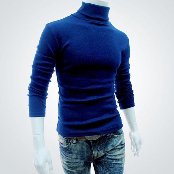 

men's sweaters men casual knitted pullover shirts mens autumn winter warm slim streetwear fashion solid long sleeve high collar base sh, White;black