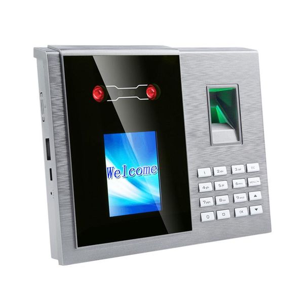 

face recognition usb time recorder tcp ip wifi office working record attendance system k415 facial