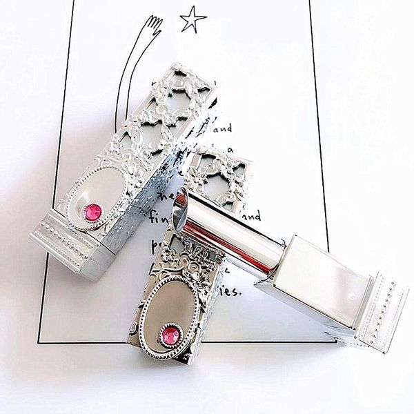 

20/40/60pcs 11.1mm diy lipstick tubes square magic mirror girl lip makeup containers storage bottles & jars