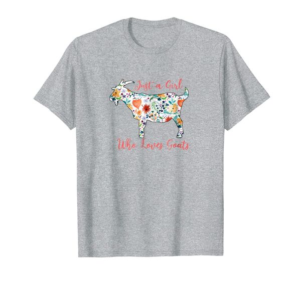 

just a girl who loves goats short sleeve t-shirt, White;black