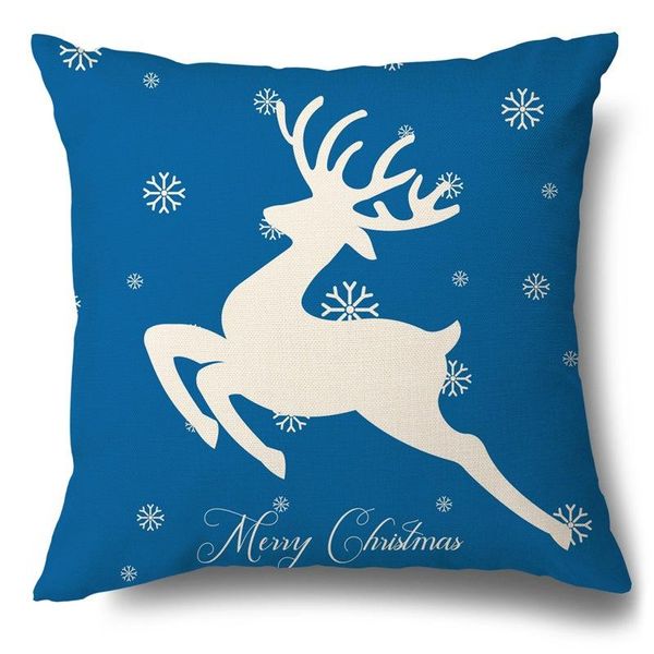 

chair covers 2022 christmas hugging pillowcase flax elk amazon style sofa cushion