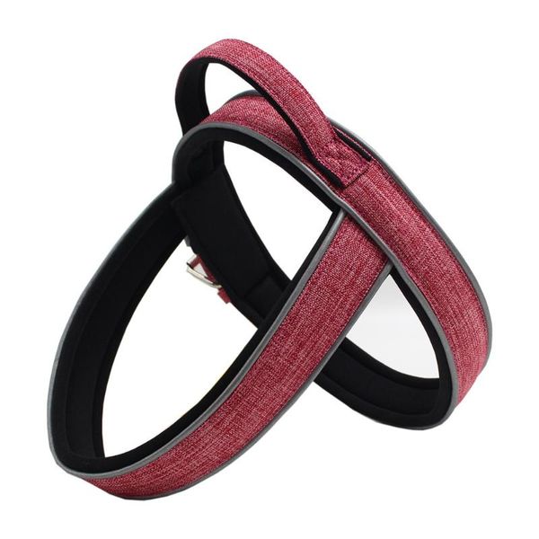 

dog collars & leashes collar puppy reflective for small medium large dogs chest strap luminous at night pet harness supplies