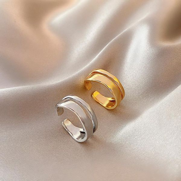 

wedding rings jewelry retro opening female design finger tail female's ring vintage party for women, Slivery;golden