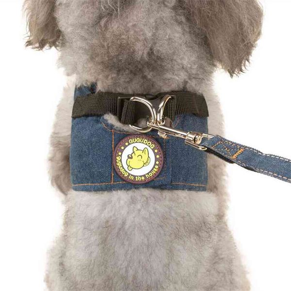 

factory dog's teddy vest bichon small medium dog leash chain chest strap suit wu4u