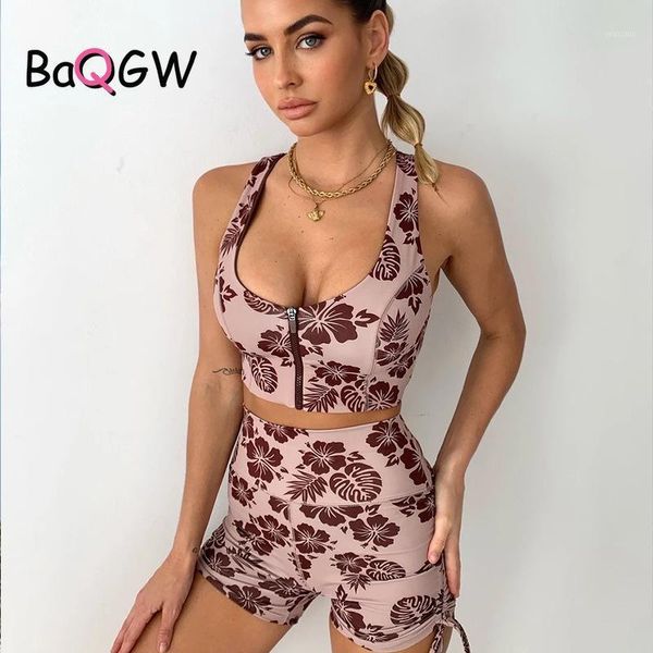 

yoga outfit baqgw workout set women backless bra sportwear gym shorts fitness leggings outdoor sports suit two piece outfits