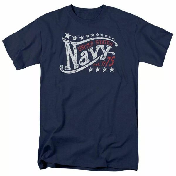 

u.s. navy stars t shirt mens licensed usn usa military tee navy, White;black