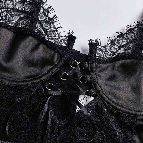 Nxy Sexy Set Aduloty Летние женские сексуальные ресницы сетки перспективы кружевной галстуки веревочки топ эротическое белье стальное кольцо собрано бюстгальтер стринги набор 1128