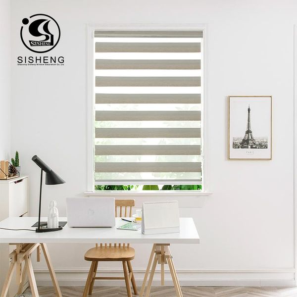 

blinds zebra shading 100% polyester waterproof roller for window