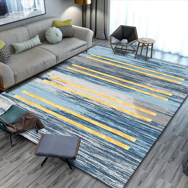 

carpets modern gold diamond velvet living room coffee table bedroom bedside rectangular carpet can be customized