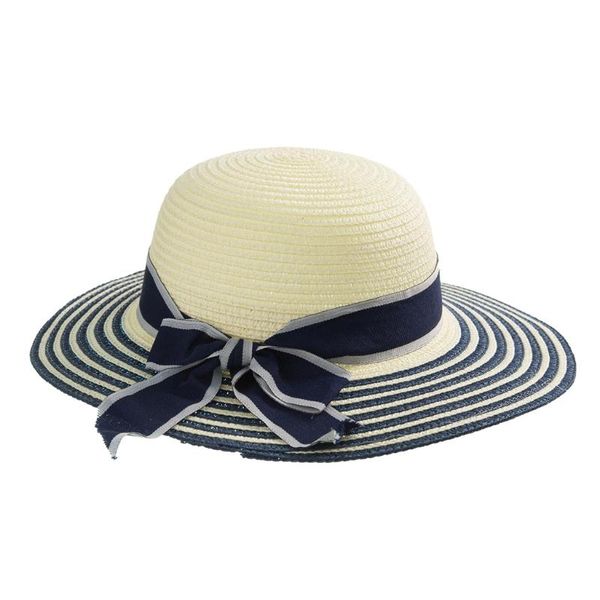 

caps & hats ladies panama straw wide brim hat womens girls beach sun kids summer for seaside holiday t8nd, Yellow