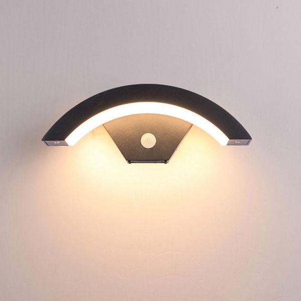 

wall lamp motion sensor indoor outdoor lighting aluminum led ac 110v 220v waterproof light for living room home decoration
