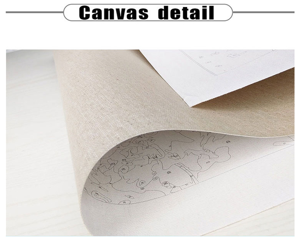 

paintings paint by number canvas kits animal handpainted gift unframe diy coloring numbers elephant home decoration