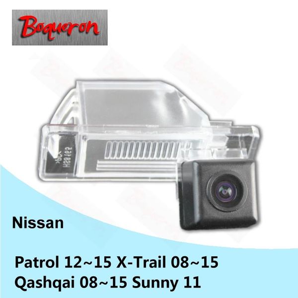 

car rear view cameras& parking sensors boqueron for x-trail qashqai sunny 08~15 hd ccd night vision backup reverse camera