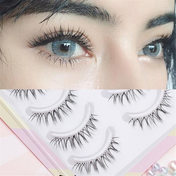 

5pair handmade false eyelashes natural messy thick wispy fluffy eyelash professional soft long extension beauty tool1