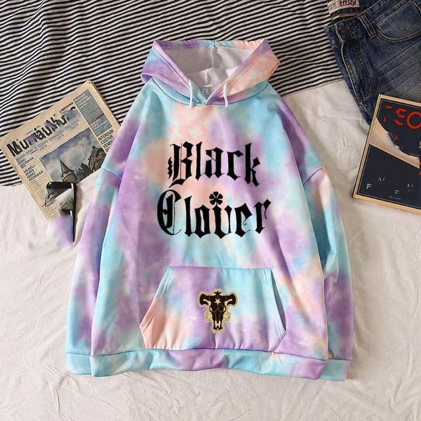 

men's hoodies & sweatshirts black clover hip hop sweatshirt harajuku casual hoodie for men and women