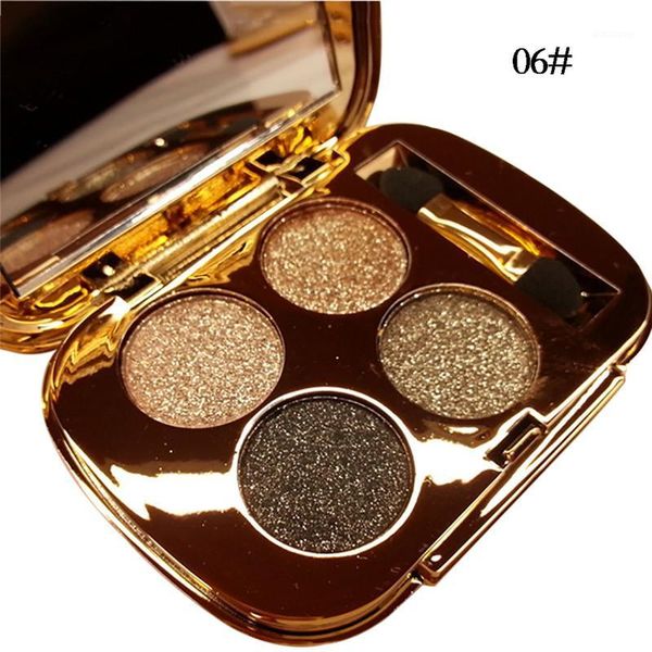 

eye makeup gold smoky cosmetics diamond bright glitter shadow palette1
