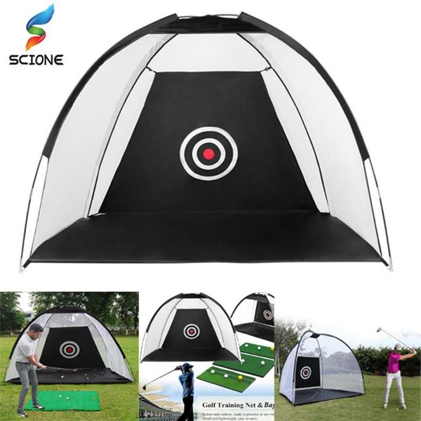 

golf training aids 1m 2m cage practice net indoor outdoor sport exercise equipment garden trainer portable tent
