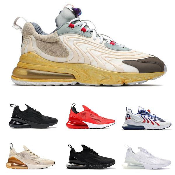 

2021 running shoes 270 react cactus trails usa triple black white university red barely rose brown medium olive men women trainer sneakers s