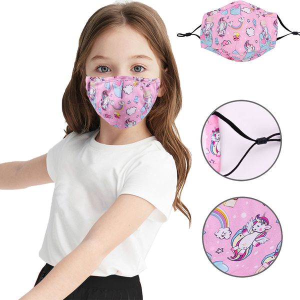 

children's mask lovely cartoon cotton dust-proof winter replaceable children's cotton mask