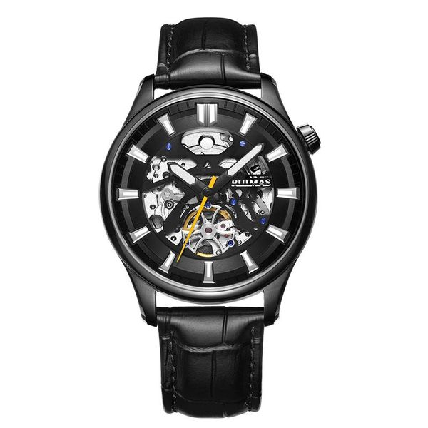 

mens watches brand luxry sport tourbillon leather quartz wristwatch stainless waterproof fashion dress reloj hombre wristwatches, Slivery;brown