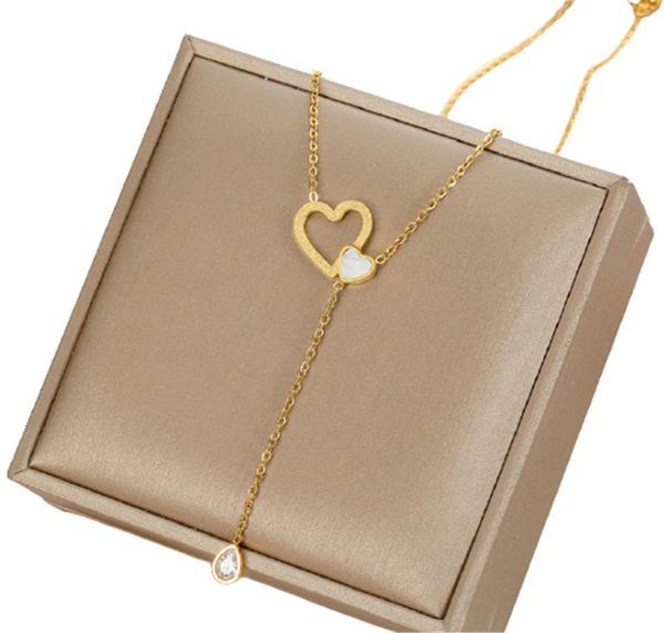

chains 316l stainless steel titanium hypoallergenic love necklace does not fade colar dia dos namorados, Silver