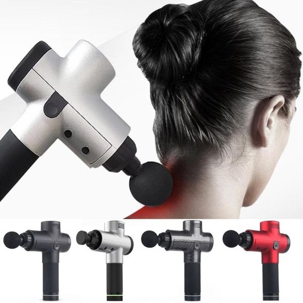 

massage gun fascia muscle relaxer electric grab fitness rod deep vibration 3 files 4 head, 24v