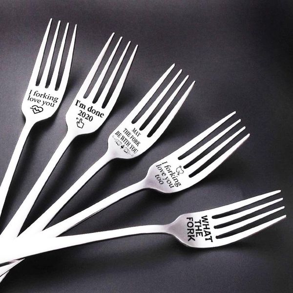 

forks engraved fork gift for husband wife and family letter with box xkw