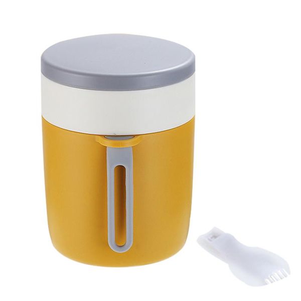 

water bottles container stainless steel leak proof high capacity with spoon car food flask vacuum insulated drinkware home office camping de