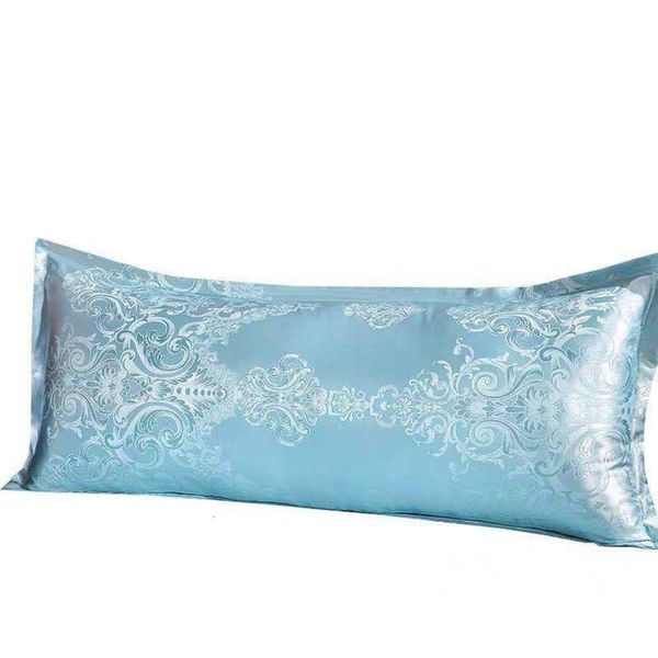 

double pillow case with satin jacquard 1.2/1.5/1.8m lovers extended
