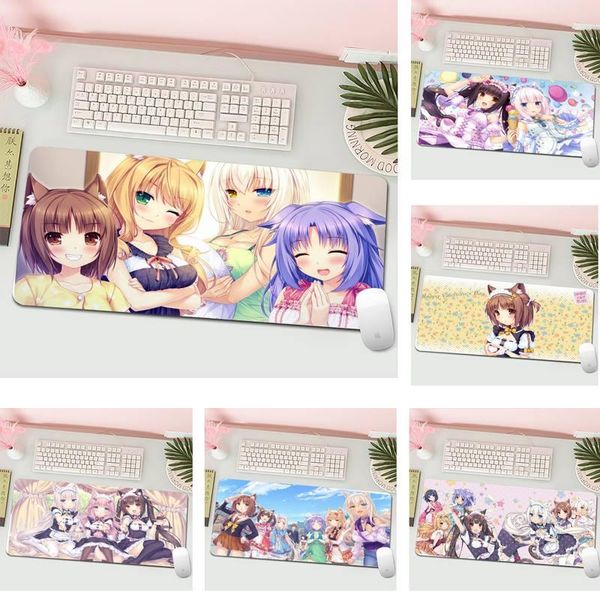 

mouse pads & wrist rests nekopara large pad pc computer mat l gamer keyboard desk tablet gaming