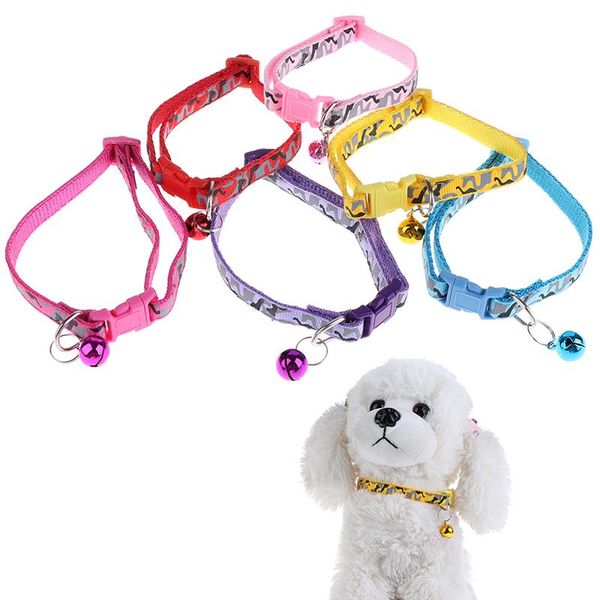 

dog collars & leashes 1pcs adjustable safe soft colorful pet collar for small medium large dogs neck strap