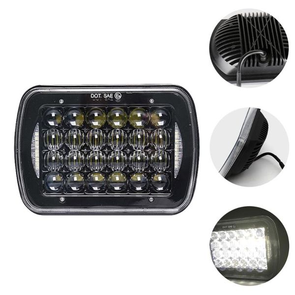 

car headlights 1pc 85w square led headlight useful truck headlamp practical vehicle accessory
