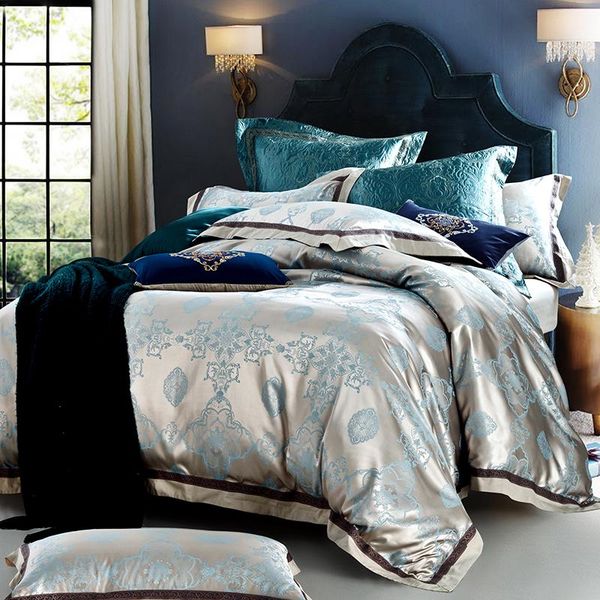 

bedding sets luxury embroidery set bedclothes bed linen/sheet /king size home textile
