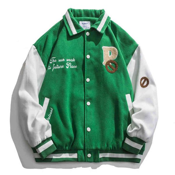 

men's jackets baseball suit, loose, trendy, in 2021, Black;brown