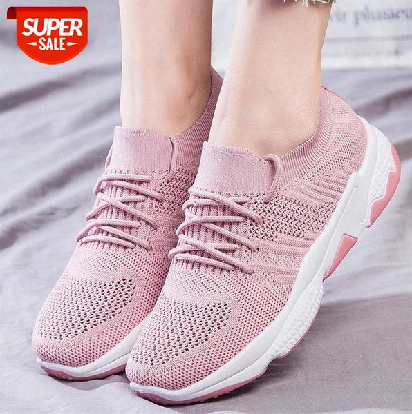 

2020 new women casual shoes summer mesh breathable flats woman fashion soft sneakers #sc6a