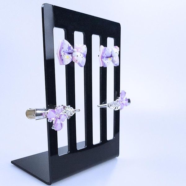 

jewelry pouches, bags acrylic hair pin display holder accessories organizer haar clips jewellery stand hairpins showcase exhibidor de joyeri, Pink;blue