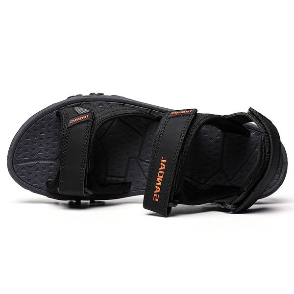 

mens womens trainers sports large size cross-border sandals summer beach shoes casual sandal slippers youth trendy breathable outdoors shoe, Black