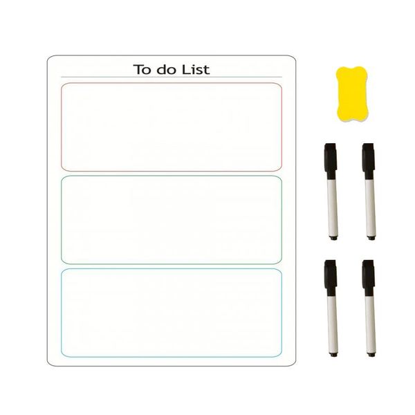 

fridge magnets family exercise to do list white board dry wipe daily calendar shopping magnet magnetic weekly planner home meal 4 marker