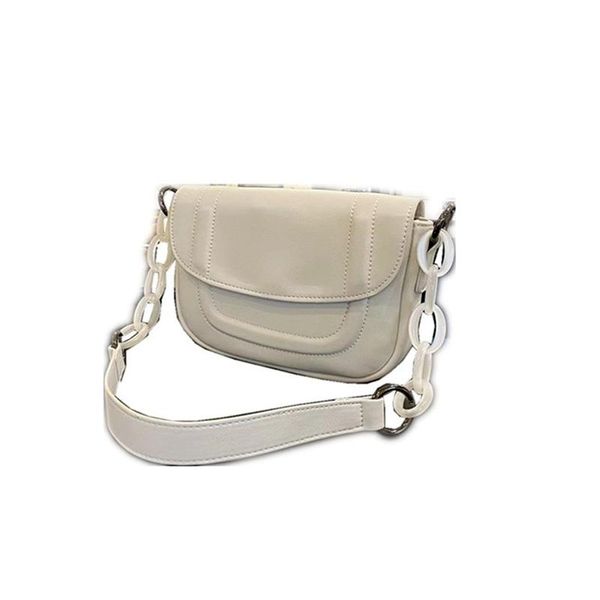 

evening bags 2021 spring and summer underarm bag female cow leather acrylic chain messenger single