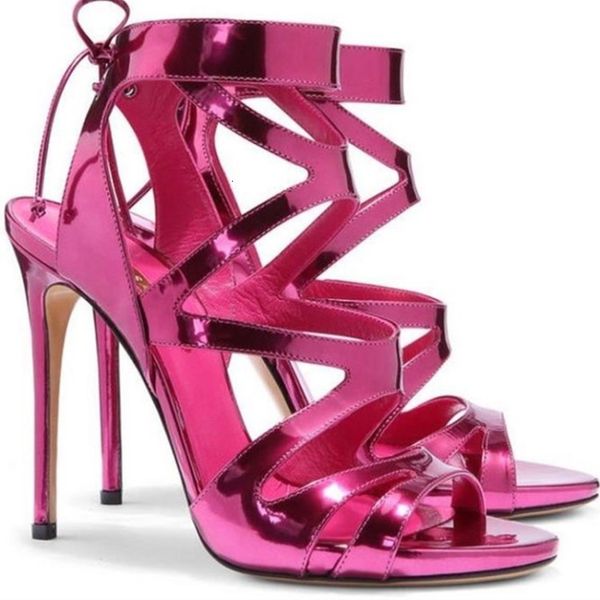 

sandals hello gladiator woman sandals high heels nice open-toed black pink toe wearing black-size shoes eua 4-.5 9v5n
