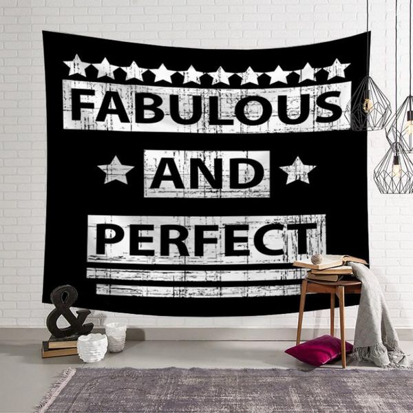

tapestries fashion printing tapestry punk style trend decoration room home blanket