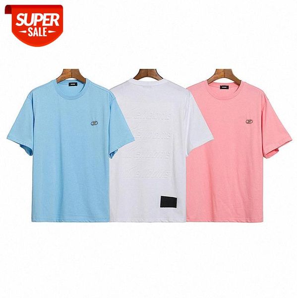 

metal logo back barrage embossed round neck pullover short sleeves #y29m, White;black